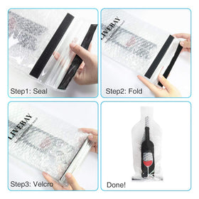 LIVEBAY reusable wine travel bag helping reduce waste while protecting bottles