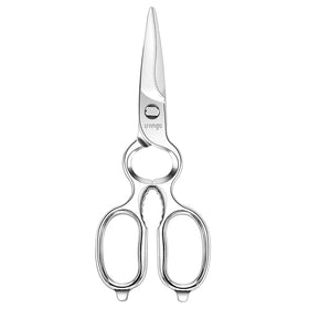 Livingo kitchen forged shears blade close-up for precise cutting in the kitchen