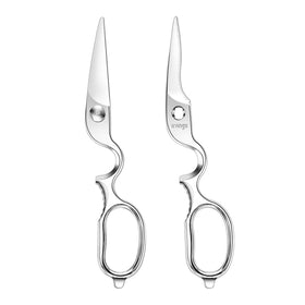 Livingo kitchen shears bottle opener in action for quick bottle access