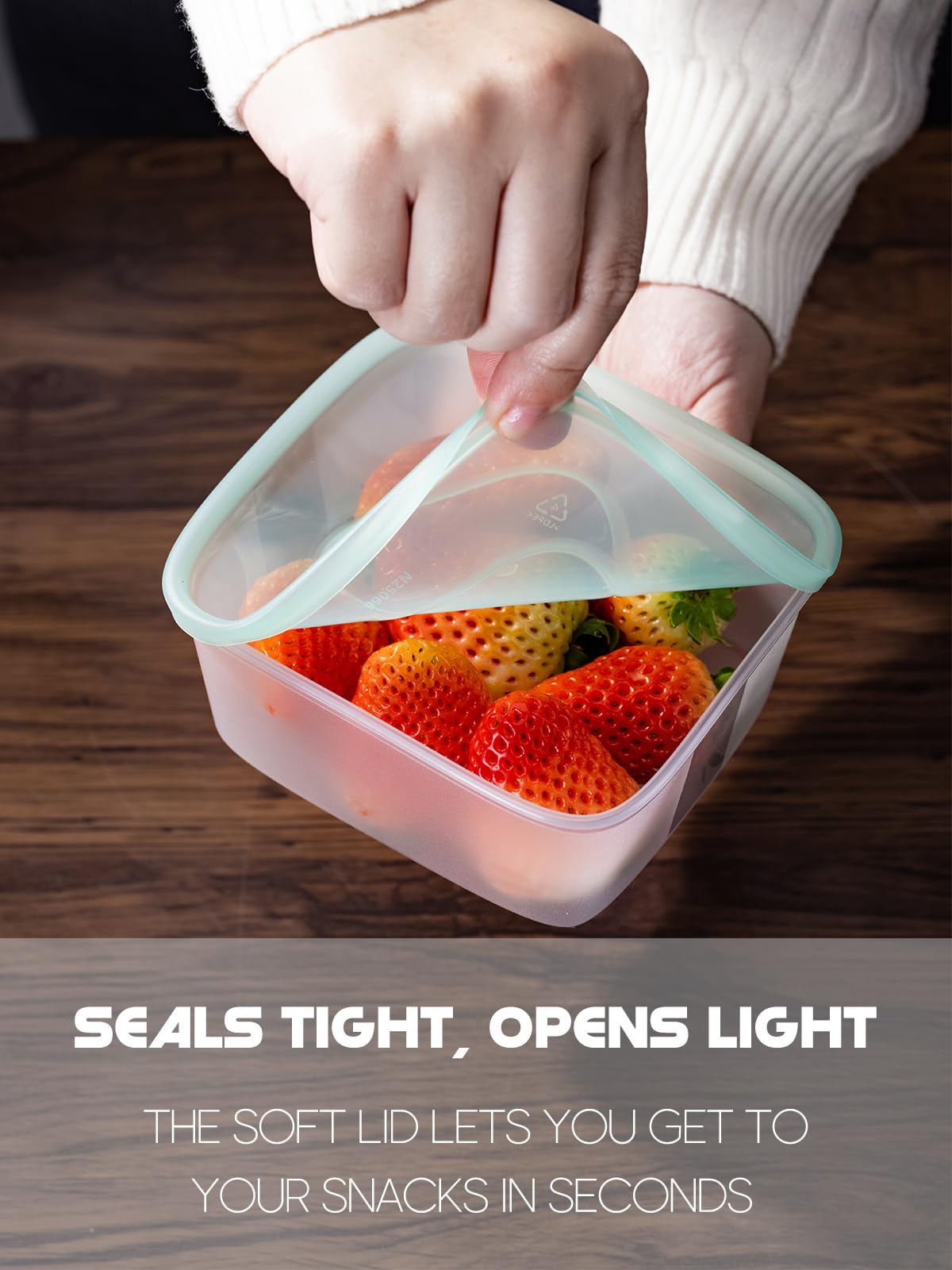 LivLab Mker freezer-safe containers ideal for freezing portions.