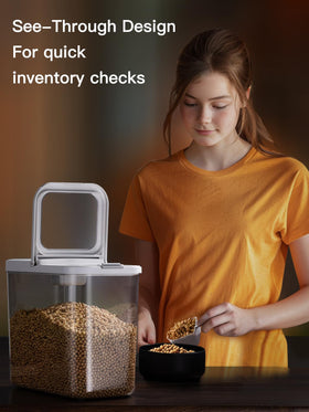 LivLab Mker measuring spoon helps portion rice accurately.