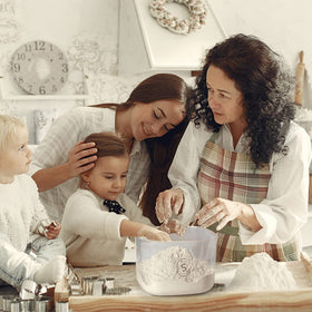 LivLab rice dispenser compact design fits small kitchen spaces.