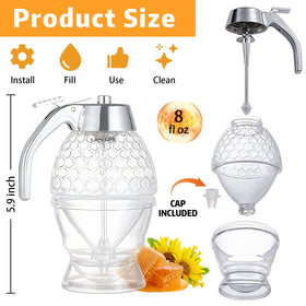 Livoanah honeycomb jar design adds elegance to tea time.