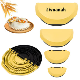 Livoanah 4-inch tortilla sealer press for precise mini-wraps