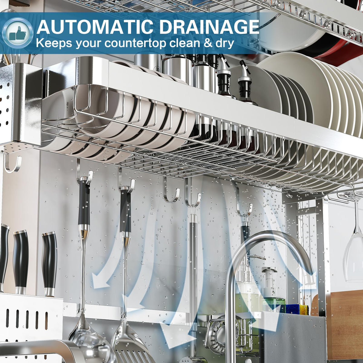 LIVOD stainless steel construction ensures long-lasting durability.