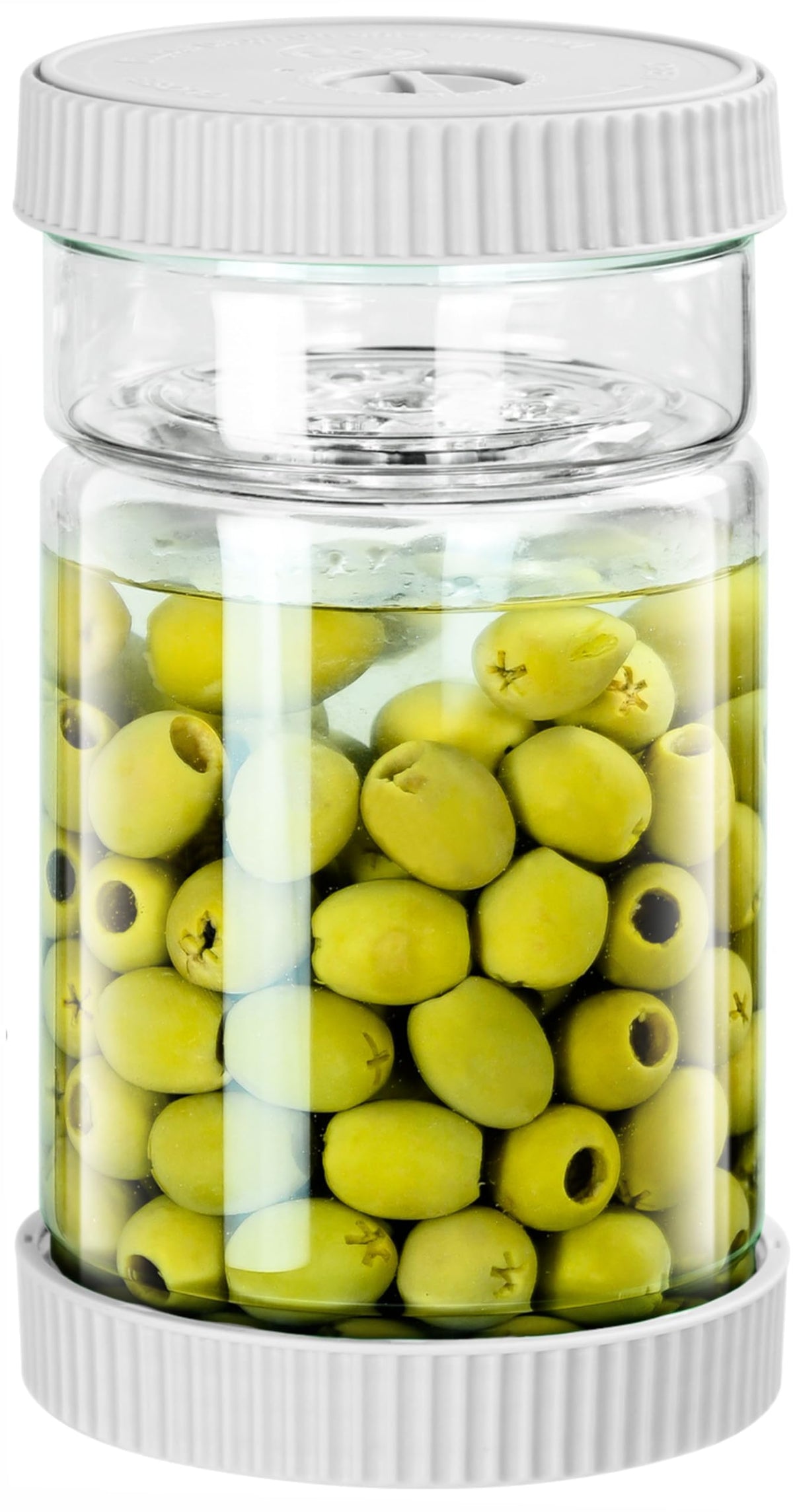 LIVSGNISTA 40oz glass pickle jar with time tracker for precise fermentation monitoring