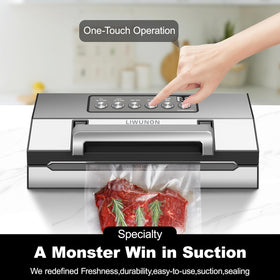 LIWUNON built-in cutter aids quick bag prep and helps streamline busy meal prep.