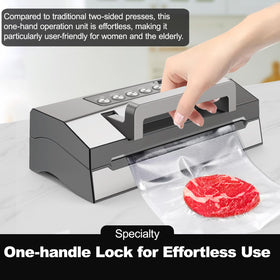 LIWUNON compact sealer fits tight kitchen spaces perfect for small apartments and quick meals.