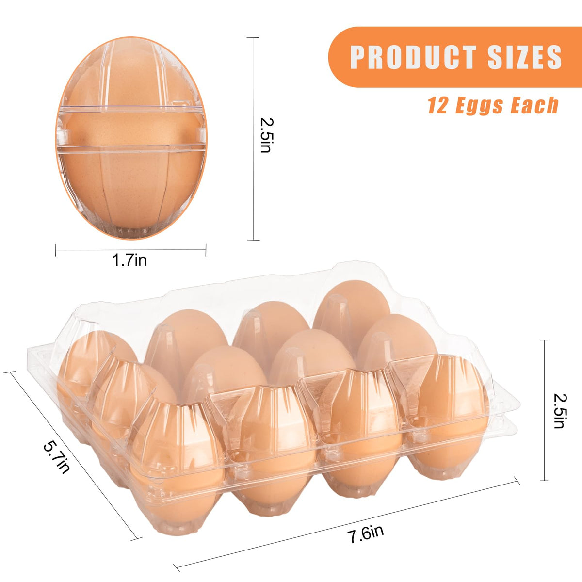 Lixavaer farm and market-friendly reusable egg containers for bulk use.