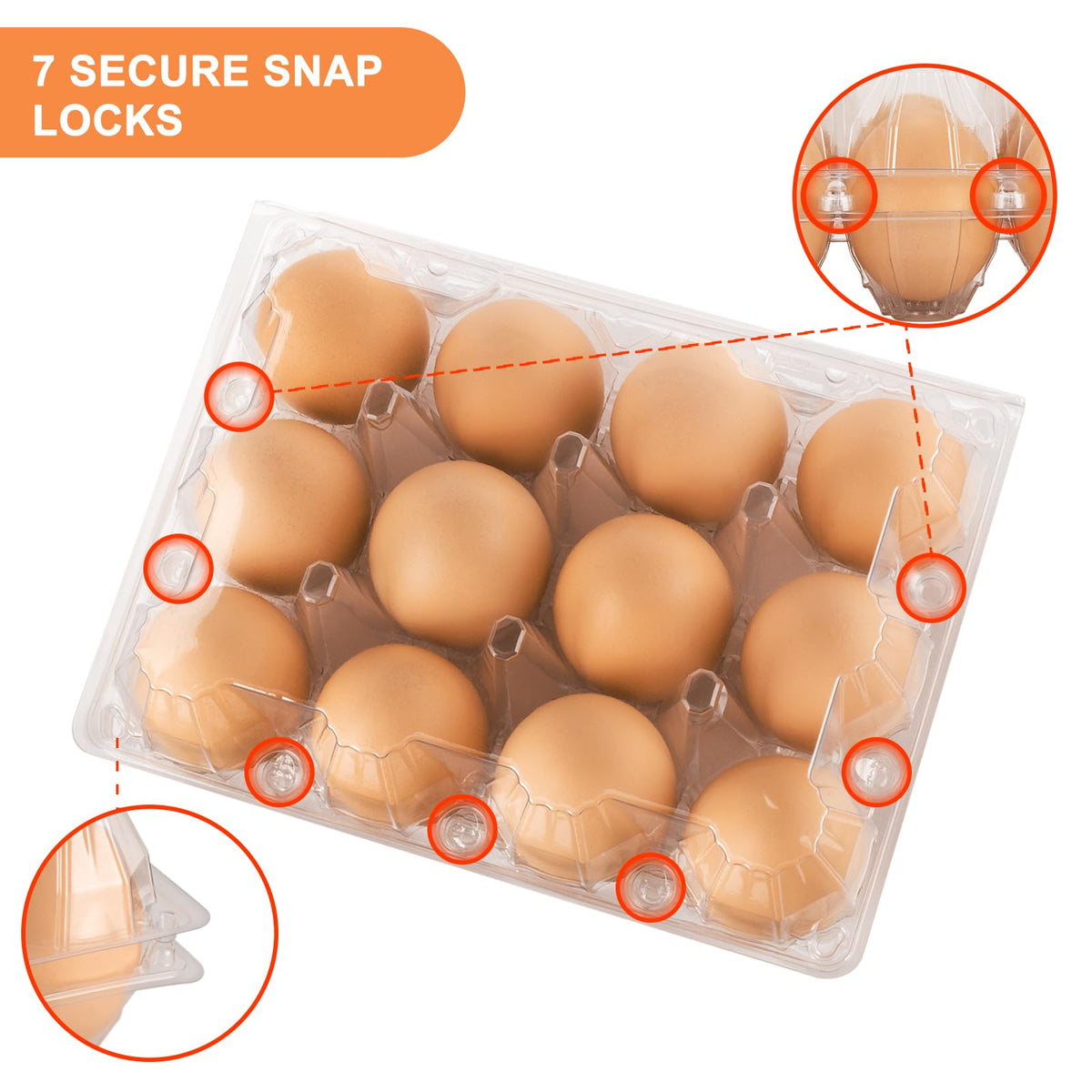 Lixavaer PET clear material offers visibility and reusable durability.