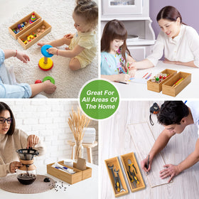 Lixple gadget holder in use for chopsticks and peelers in a drawer