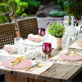 LIYH BPA-free pink plates for safe serving