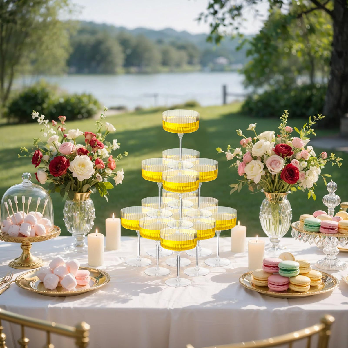 LIYH brunch or casual gathering cups enhance stylish table setups.