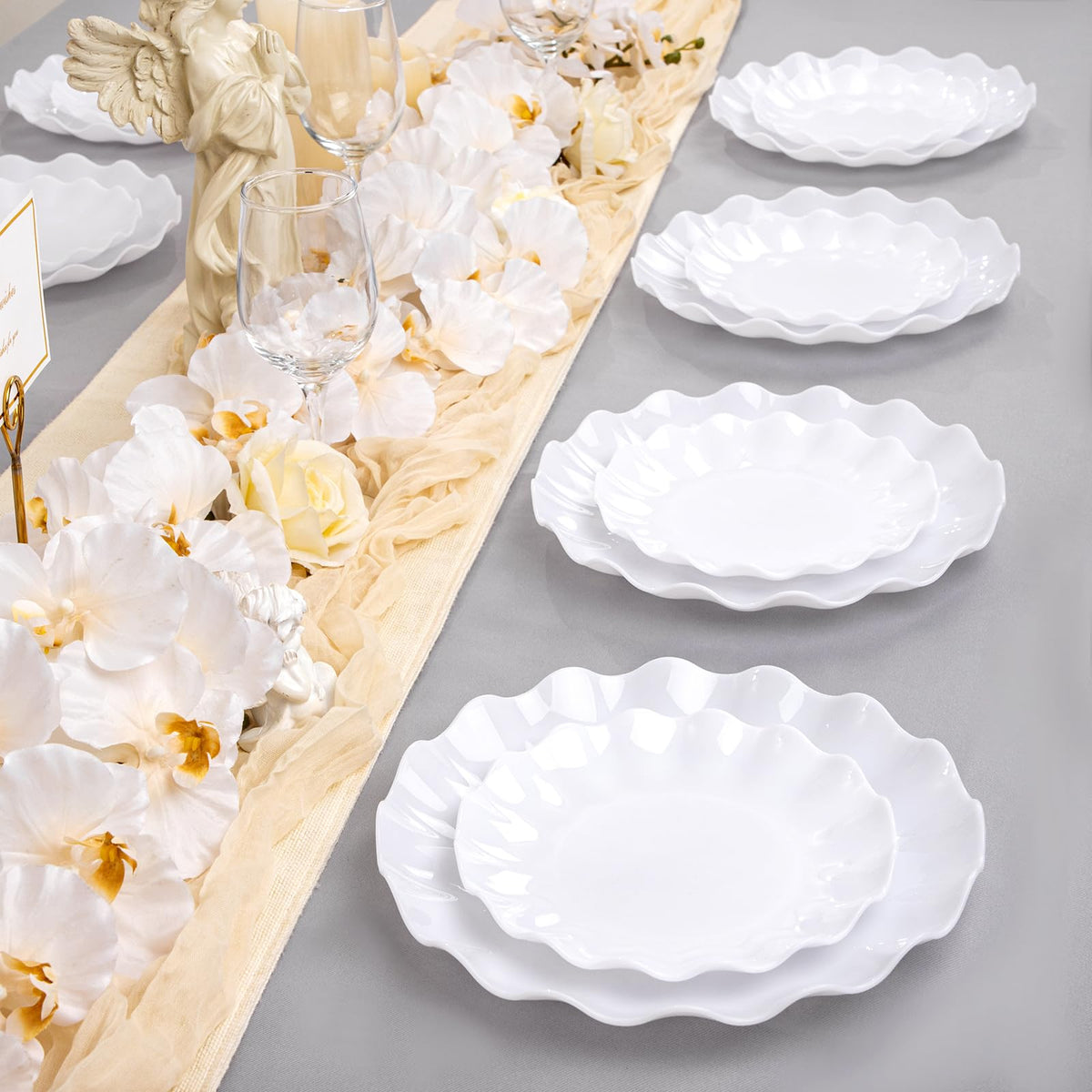 LIYH picnic plates, reusable and durable for travel.