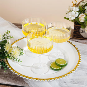 LIYH disposable champagne flutes for convenient cleanup after events.