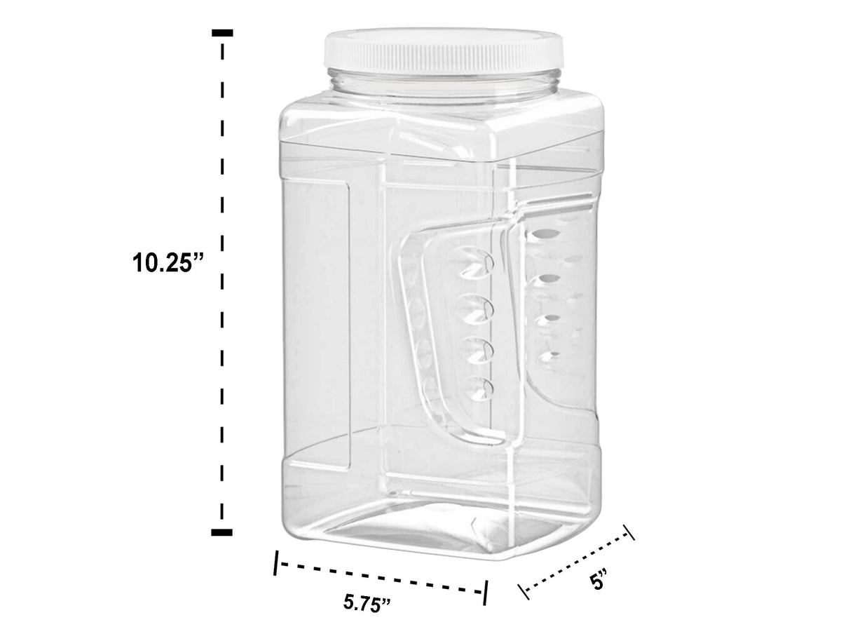 ljdeals air-tight ribbed cap with induction liner helps keep contents sealed and fresh.