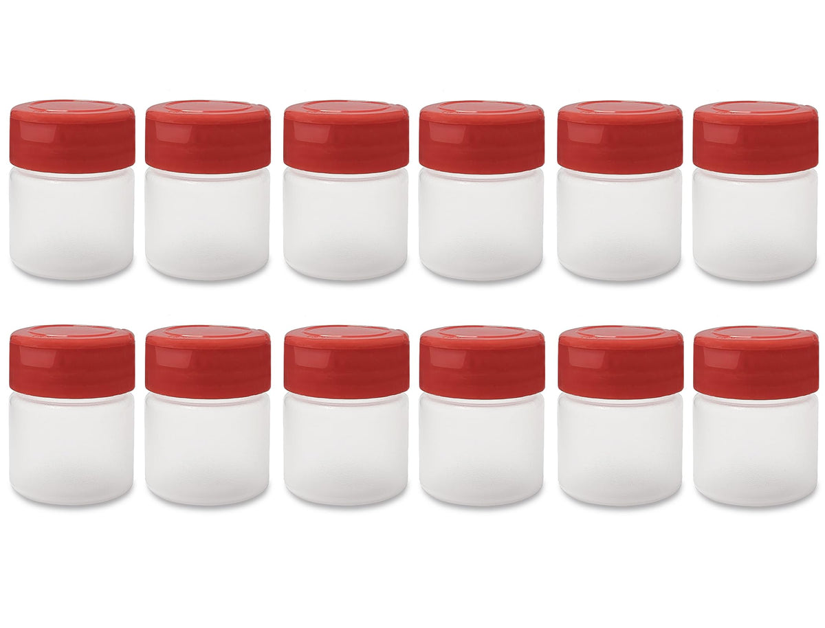 ljdeals BPA-free PP spice jars safe for storing herbs and powders.