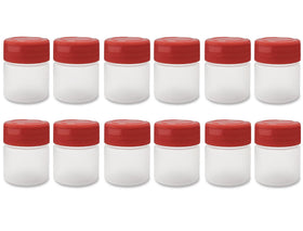 ljdeals BPA-free PP spice jars safe for storing herbs and powders.