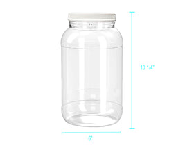 ljdeals pack of 2 USA-made jars for pantry storage