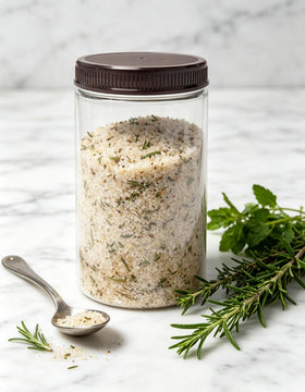 ljdeals pack of 6 32oz clear PET jars for organized shelves