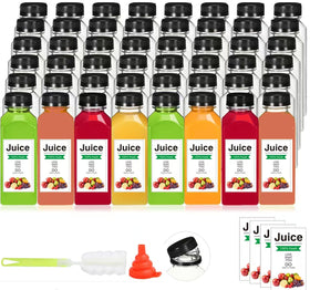 LJINOKYUN 12oz clear bottle with lid showcases leak-proof on-the-go hydration.