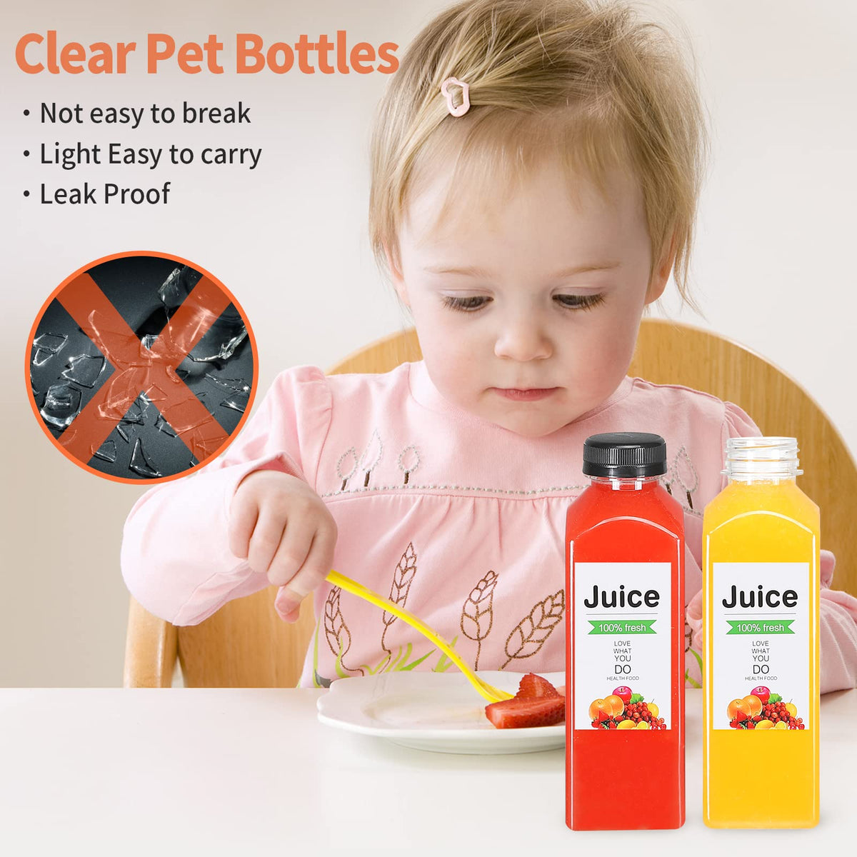 LJINOKYUN bottles are portable and travel-friendly.