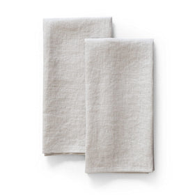 LK PureLife flax linen towel close-up shows soft, absorbent kitchen fabric.