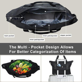 Reinforced bottom and handles support heavy loads