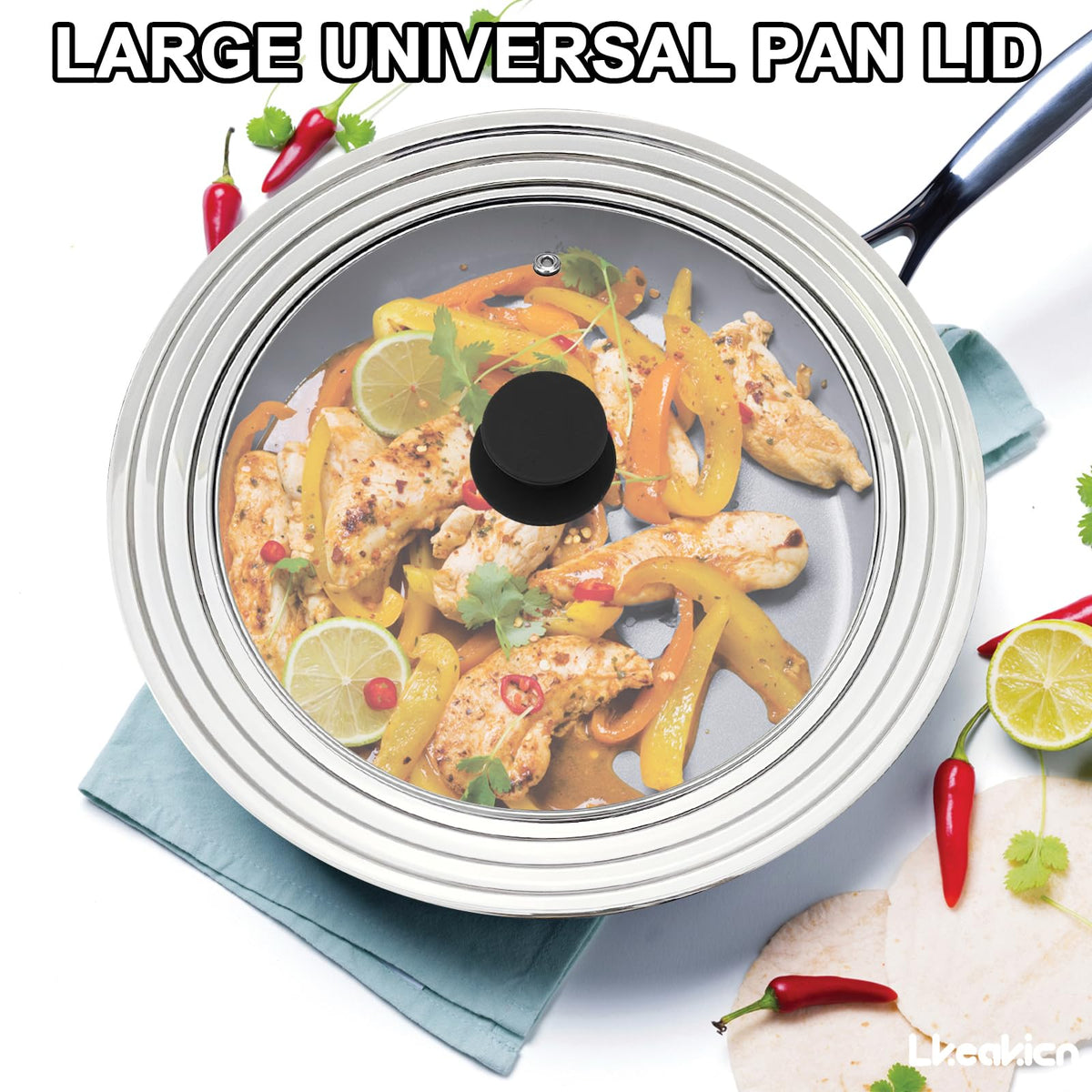 LKEAKICN lid is dishwasher safe for quick cleaning and maintenance.