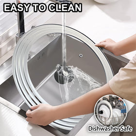LKEAKICN flat storage design keeps lids organized in your cabinet.