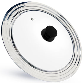 LKEAKICN transparent tempered glass aids quick cooking checks.