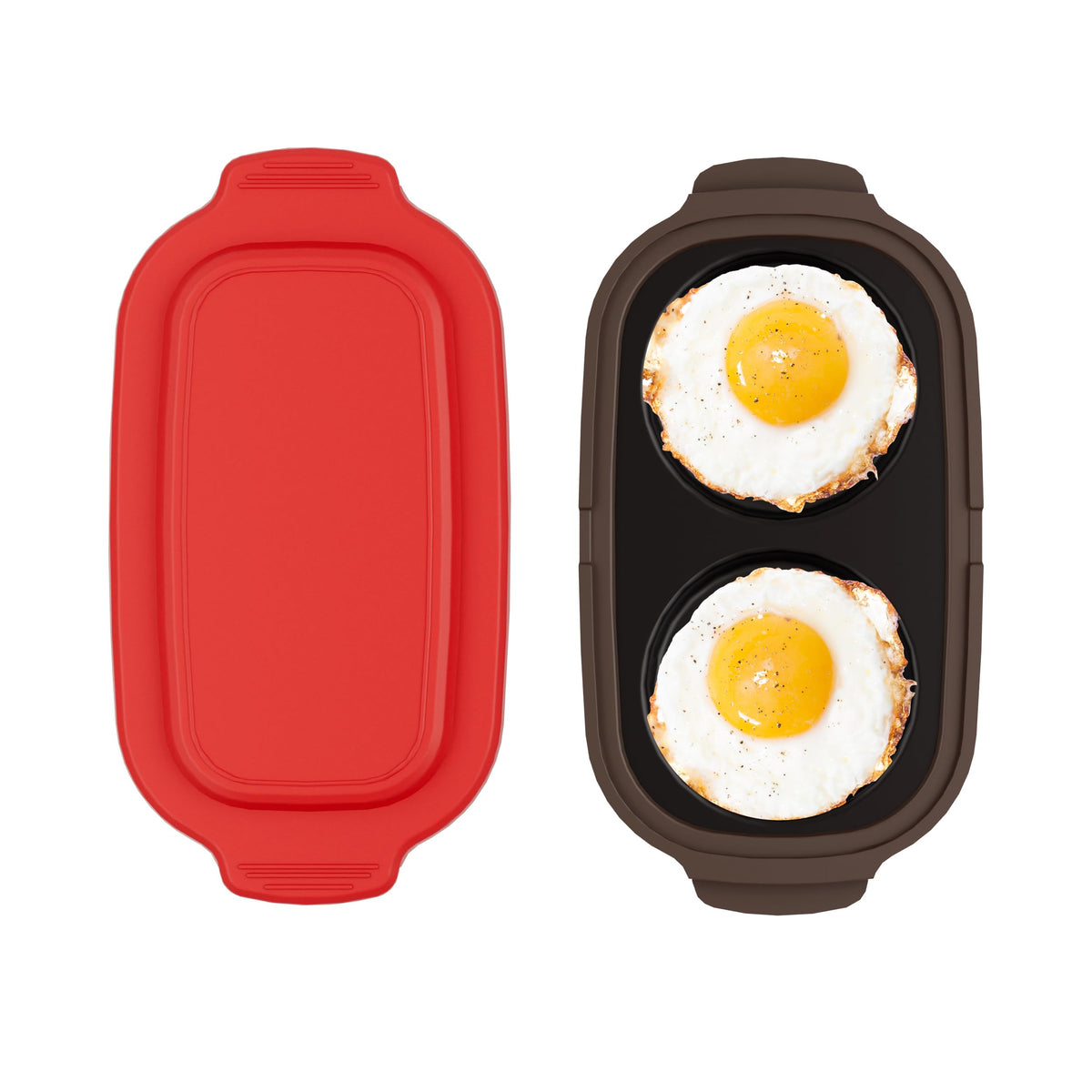 Lkicwah microwave egg cooker with grill pan for quick, even breakfasts