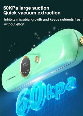 LKKNC vacuum sealer in action preserves freshness, reduces waste.