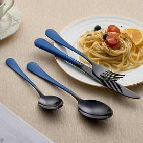 LKTDYMEG flatware is dishwasher safe for easy cleanup.