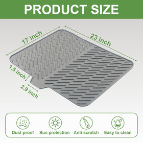 LKYLIVE heat-resistant mat guards counters from hot pots up to 450°F.