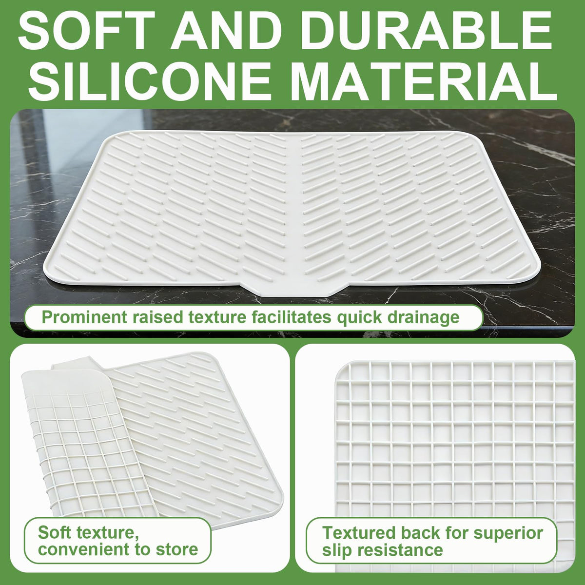 LKYLIVE BPA-free, food-grade silicone dries safely and resists deformation.