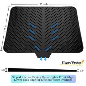 LKYLIVE built-in drain lip close-up demonstrates efficient drainage