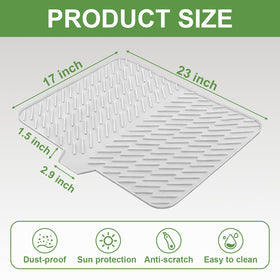 LKYLIVE heat-resistant mat endures up to 450°F, protecting surfaces from hot dishes.
