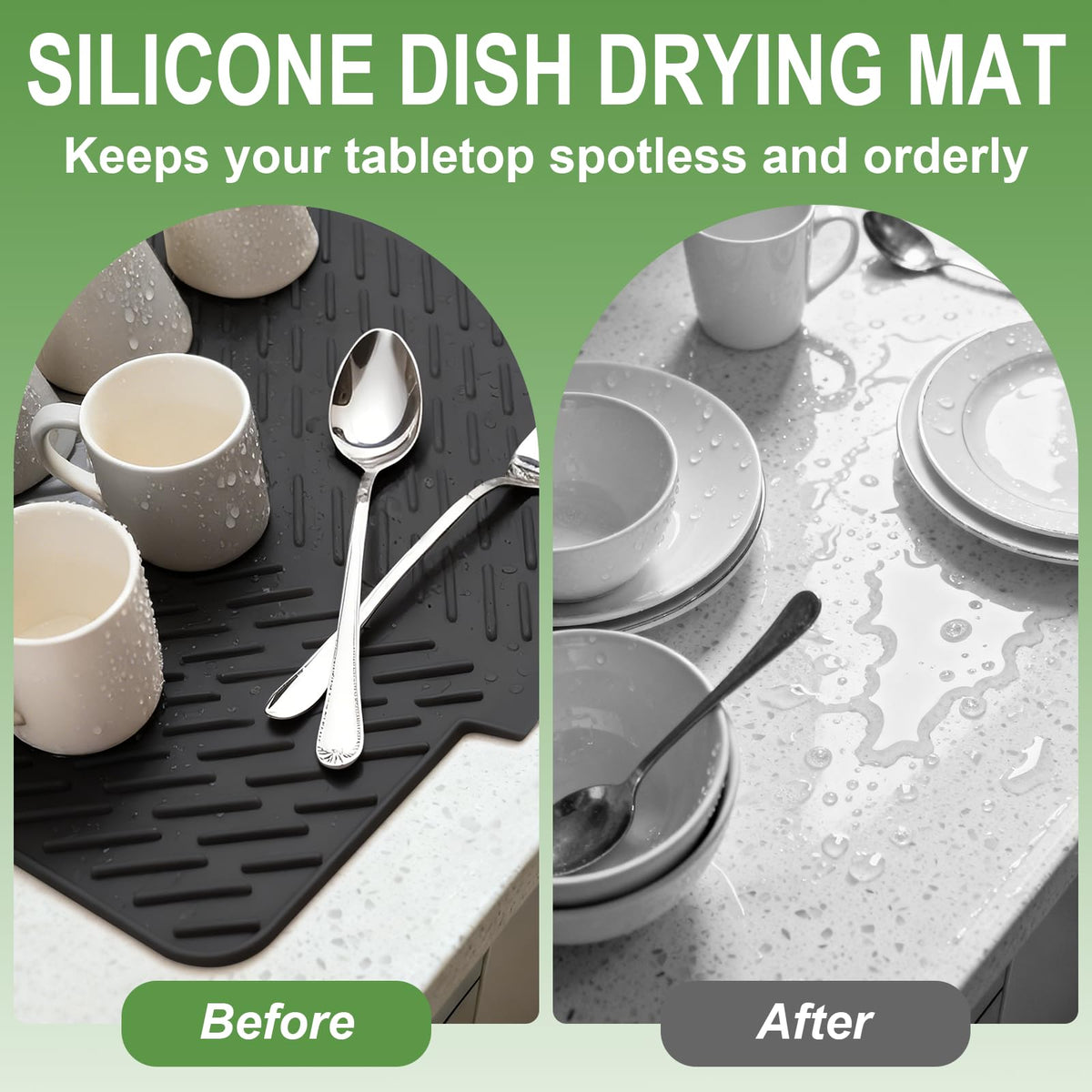 LKYLIVE heat-resistant mat supports hot pots up to 450°F