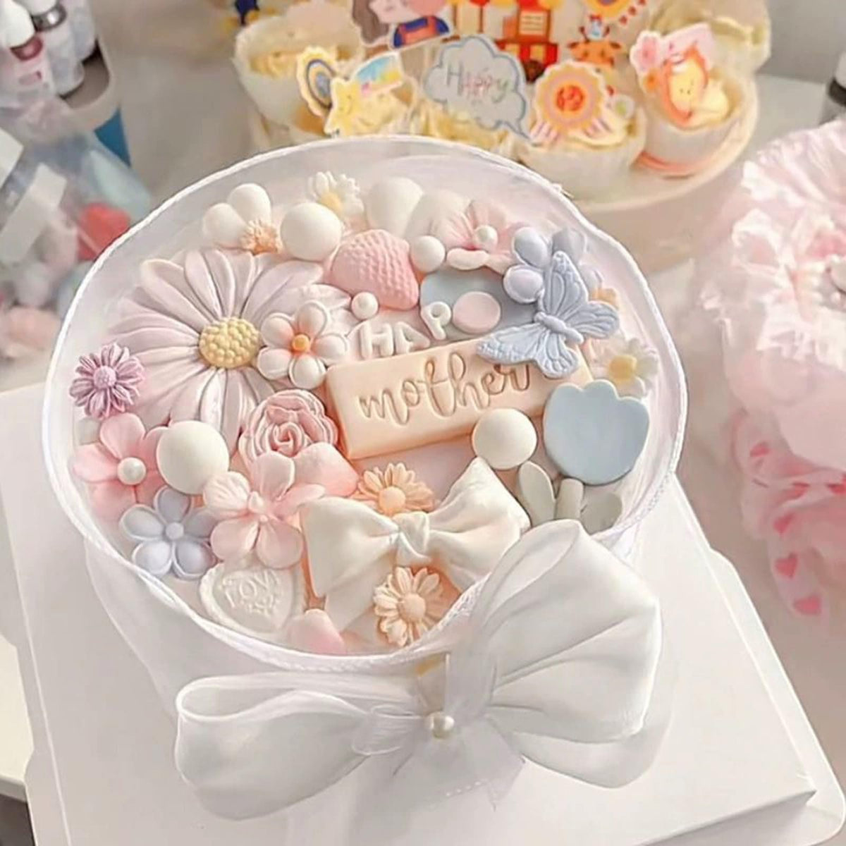 LLchunyun wedding cake rose mold for elegant toppers