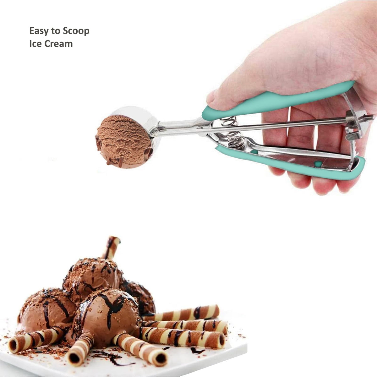 LLESCA dishwasher-safe scoops simplify cleaning after baking sessions.