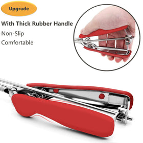 LLESCA large cookie scoop with red grip for 3 tbsp dough balls.
