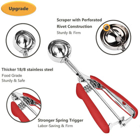 LLESCA trigger-release feature for clean, effortless portion release.