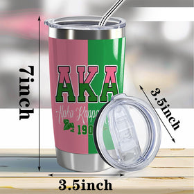 LLKJHGE 20oz insulated tumbler with straw lid keeps drinks at temperature