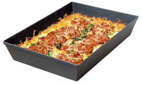 Lloyd Pans DK finish on Detroit Style Pan highlighting non-stick performance