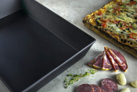 Lloyd Pans hard-anodized aluminum USA-made construction for durability