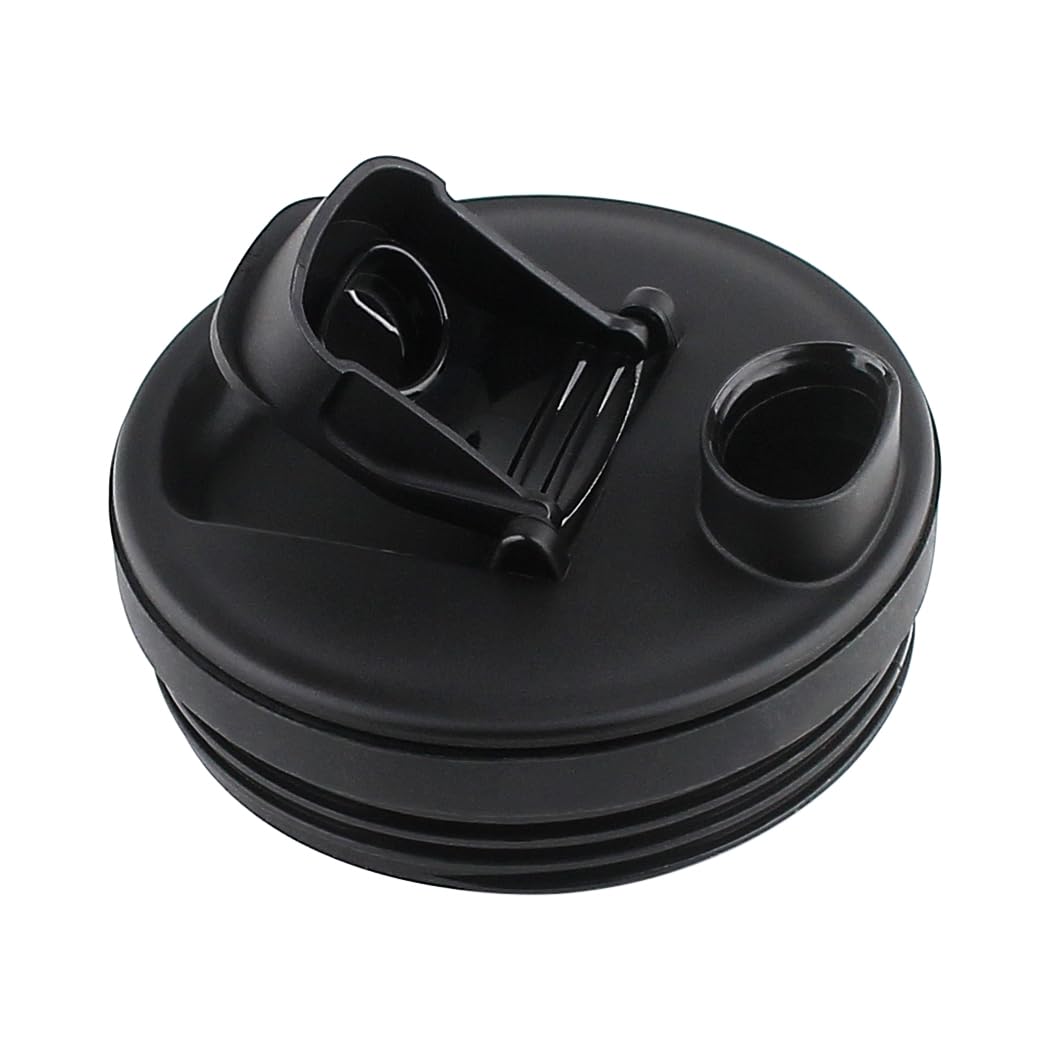LMEI sip-seal cup demonstrates spill-resistant lid in action.
