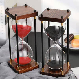 Lmzxmcy office-decor warm ambience hourglass suitable for desks and reception areas.