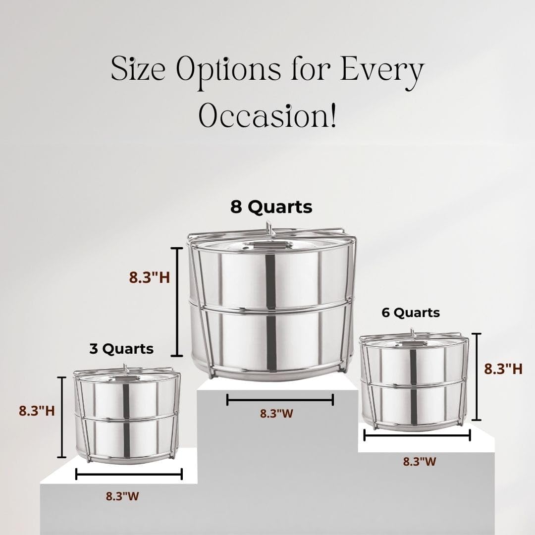 LNM Steamer Pans no-holes lid seals for efficient steaming