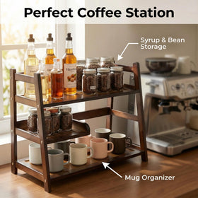 Lnncdsc bamboo matcha station with drawer keeps accessories neatly tucked and within reach.
